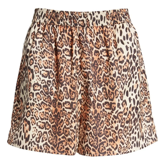 LULUS Animal Print Shorts In Cream - Picture 4 of 4